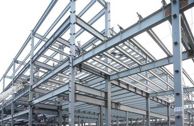 热镀锌H型钢应用于工业与民用建筑钢结构中的梁、柱构件